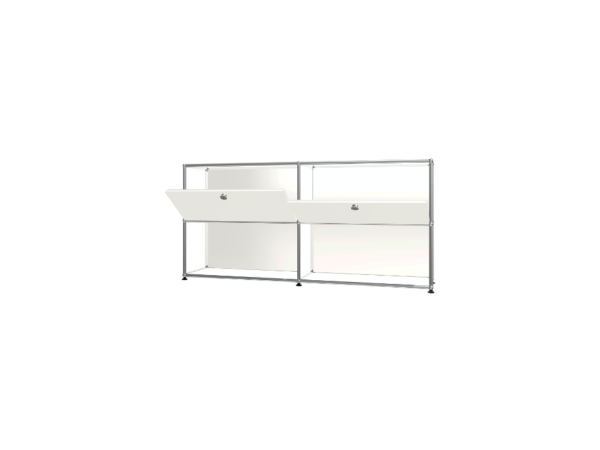Meuble-USM-4-cases-blanc-pur-OCCASION