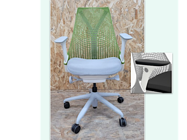 Si-ge-Herman-Miller-Sayl-dossier-vert-accoudoirs-3D-OCCASION